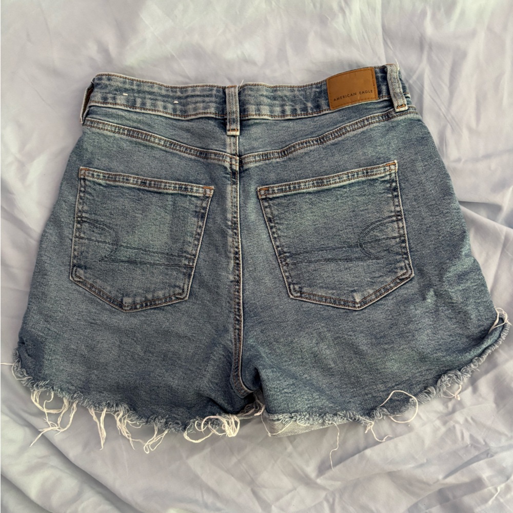 AE Stretch Denim Mom Shorts - Picture 2 of 4